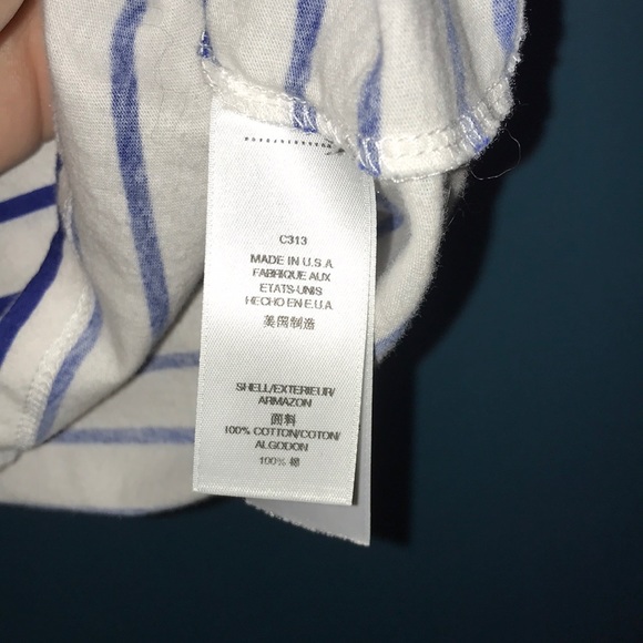 Juicy Couture I Love Juicy Striped Pink Heart Top - Picture 4 of 5